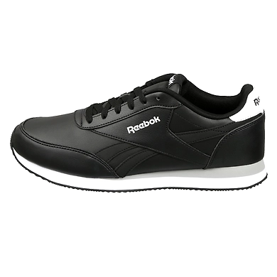 MEN'S REEBOK CLASSICS ROYAL CL JOGGER 2L SHOES-BLACK/WHITE/FLAT GREY-10-1