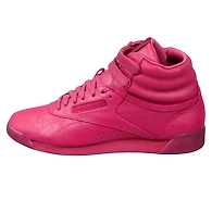 WOMEN'S REEBOK CLASSIC FREESTYLE HIGH SHOES-5-TWISTED BERRY/WHITE