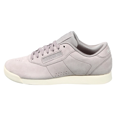WOMEN'S REEBOK CLASSICS PRINCESS LEATHER SHOES-WHISPER GREY/CHALK-7-1