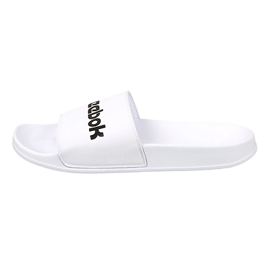 UNISEX REEBOK CLASSICS SLIDES-RYL-WHITE/BLACK-10-1