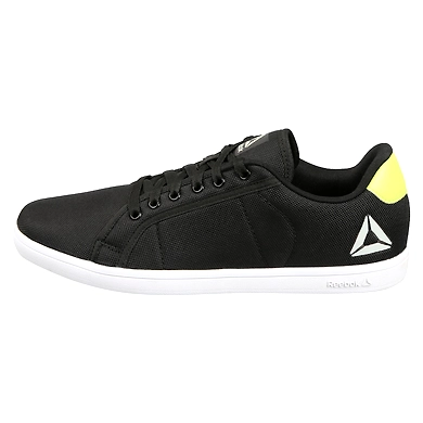 MEN'S REEBOK CASUAL TREAD MAX SHOES-BLACK/SEMI SOLAR YELLOW-11-1
