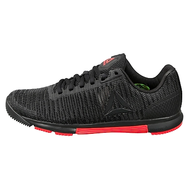 WOMEN'S REEBOK TRAINING SPEED TR FLEXWEAVE SHOES-BLACK/CAROTENE-6-1