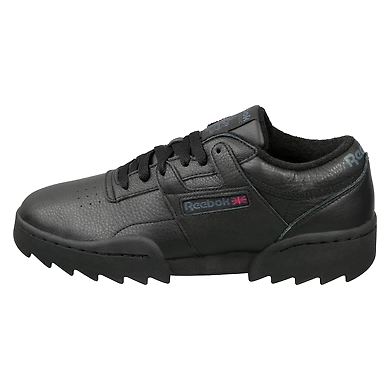 UNISEX REEBOK CLASSICS WORKOUT RIPPLE OG SHOES-BLACK/GRAPHITE/RED-8-1