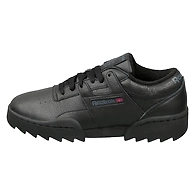 UNISEX REEBOK CLASSICS WORKOUT RIPPLE OG SHOES-8-BLACK/GRAPHITE/RED