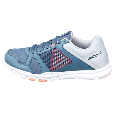 WOMEN'S REEBOK YOURFLEX TRAINETTE 10 MT SHOES-BLUE/GREY/PINK/WHITE-6-1