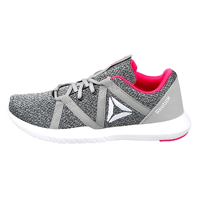 WOMEN'S REEBOK TRAINING REAGO ESSENTIAL SHOES-6-BLK/GREY/WHT/PINK-1