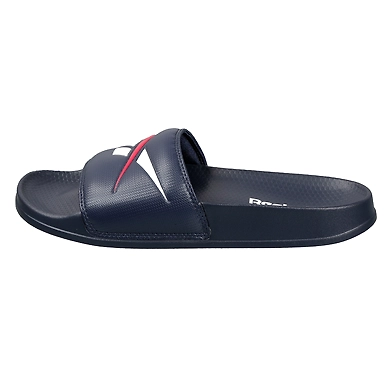 UNISEX REEBOK CLASSICS CASUAL SLIDES-7-V-COL NAVY/WHITE/EXC RED-1