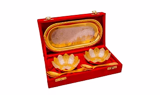 50 Piece - Brass Bowl Set