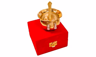 50 Piece - Wedding Gift Gold Plated Handi Set