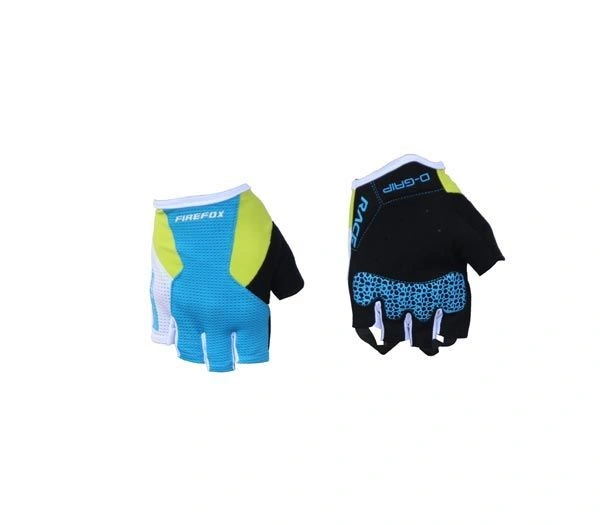 FireFox Cycling Gloves (Blue/Orange &amp; Blue/Neon yellow)-FFAS229