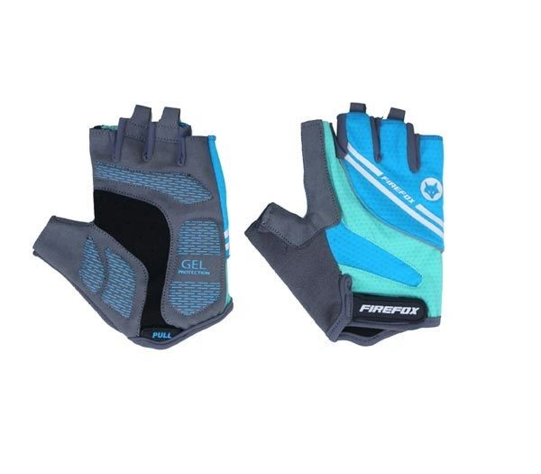 FireFox Cycling Gloves ( Blu/turq)-FFAS232