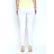Albely White Ankle Length Leggings-White-30-2-sm