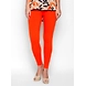 Albely Orange Ankle Length Leggings-AN00728-sm