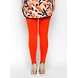 Albely Orange Ankle Length Leggings-Orange-30-2-sm