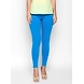 Albely Blue Ankle Length Leggings-AN01030-sm