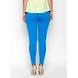 Albely Blue Ankle Length Leggings-Blue-32-2-sm