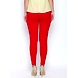 Albely Red Ankle Length Leggings-Red-28-2-sm