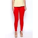Albely Red Ankle Length Leggings-AN00434-sm