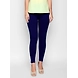 Albely Navy Ankle Length Leggings-AN01128-sm