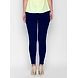 Albely Navy Ankle Length Leggings-blue-34-2-sm