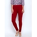 Albely Maroon Solid Lycra Leggings-L00330-sm