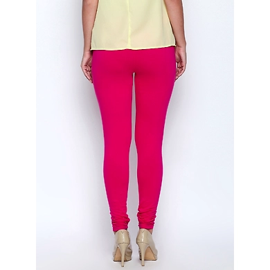 Albely Magenta Solid Lycra Leggigns-others-28-2