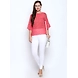 Albely White Solid Lycra Leggings-White-34-1-sm
