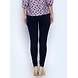 Albely Navy Blue Solid Lycra Leggings-others-32-2-sm