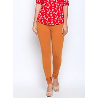 Albely Brunt Orange Regular Length Leggings