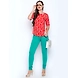 Albely Rama Green Regular Length Leggings-green-30-1-sm
