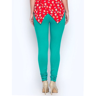 Albely Rama Green Regular Length Leggings-green-34-2