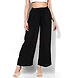 Albely Black Solid Rayon Palazzo-PLZ001B-sm