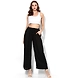 Albely Black Solid Rayon Palazzo-Black-Free Size-1-sm