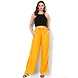 Albely Mustard Solid Rayon Palazzo-Mustard-Free Size-1-sm