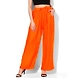 Albely Orange Solid Rayon Palazzo-PLZ001O-sm