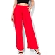 Albely Red Solid Rayon Palazzo-PLZ001R-sm
