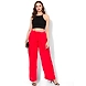 Albely Red Solid Rayon Palazzo-Red-Free Size-1-sm