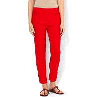 Albely Red Solid Cigar Pant