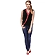 Albely Overlapping Knit Top Black Colour-L-Black-2-sm