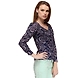 Albely Multi Color V Neck Top Multi Colour-M-Multi-1-sm