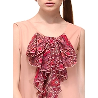Albely A Bow Without Arrow Peach Colour-Peach-XS