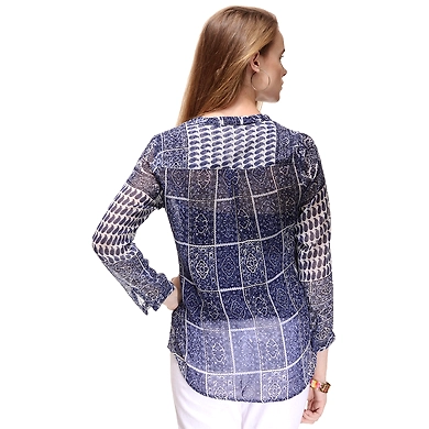 Albely A Pinch Of Pleat Blue Colour-M-Blue-2