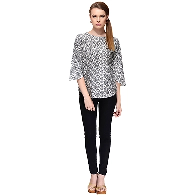 Albely Muted Monochrome Multi Colour-S-Multi-1