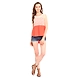Albely Blouse with Gathers Top Baige and orange Colour-L-Baige and orange-1-sm