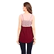 Albely Blouse with Gathers Top Pink and Purple Colour-L-Pink and Purple-2-sm