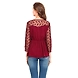Albely Overlapping Yolk Top Pink Colour-L-Pink-2-sm