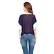 Albely Laser Cut Border Top Navy Colour-S-Navy-2-sm
