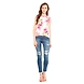 Albely Floral Peach Multi Colour-A-FLR00P_XL-sm