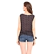 Albely Double Tie-ups Top Black Colour-S-Black-2-sm