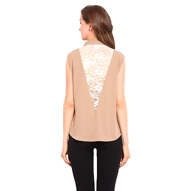 Albely Yolk Balloon Beige Colour-M-Beige-2